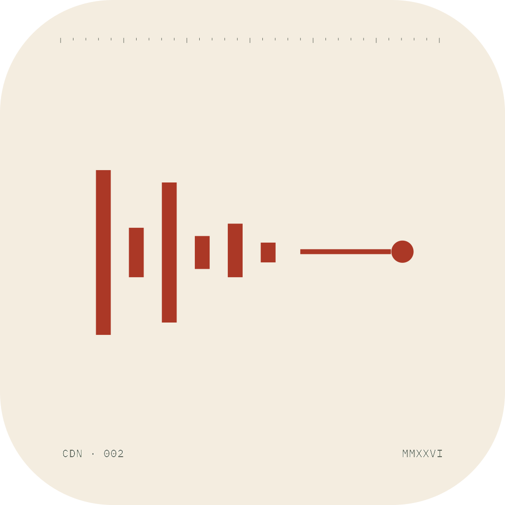 Ícone do app Cadência v.0.1